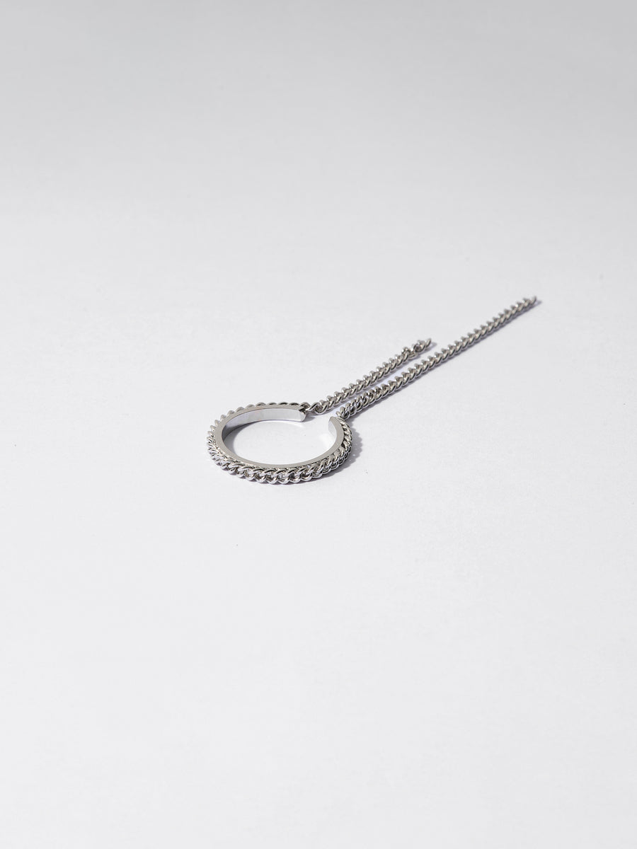 Chain Drop Ear Cuff/Ring ucalypt