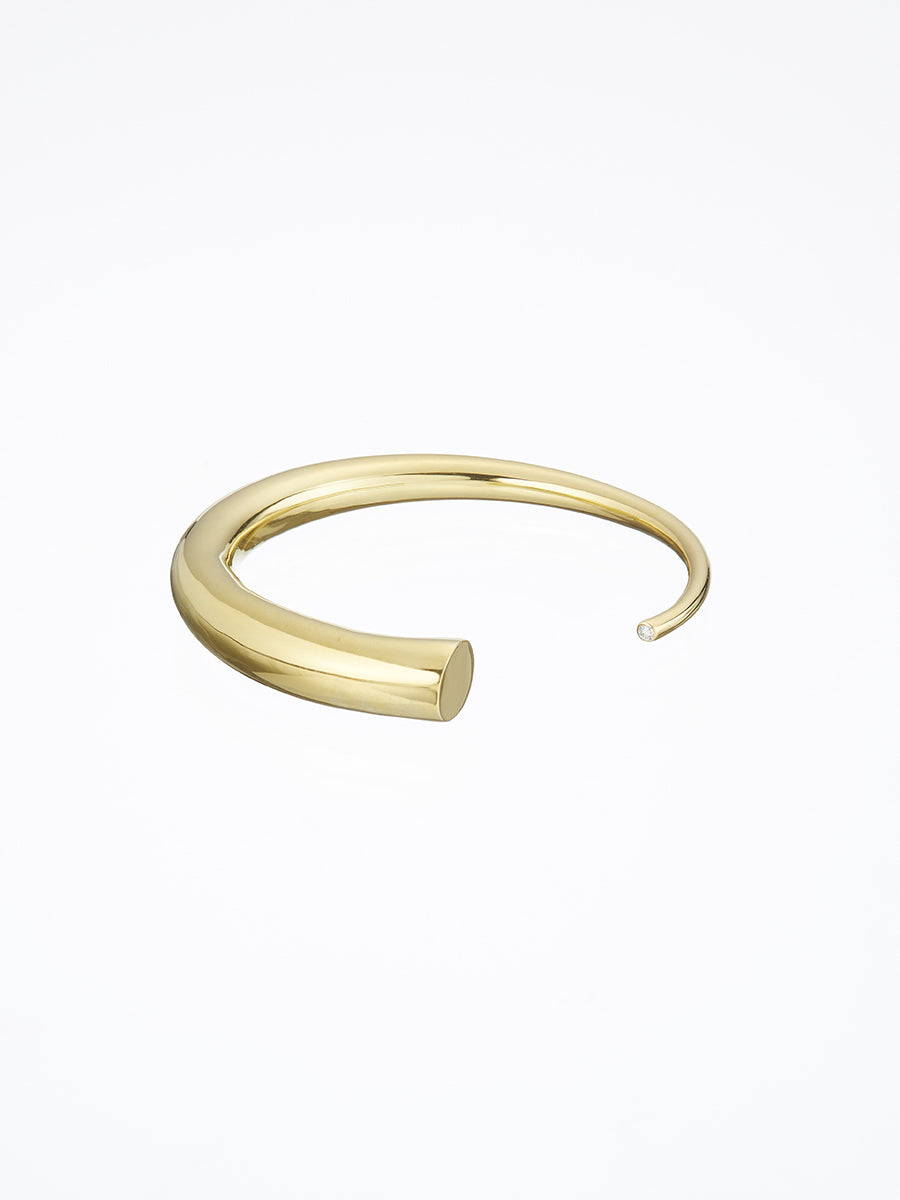 Contour Diamond Bangle