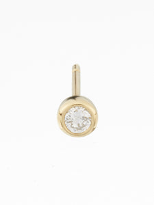 Beautitude Petite Bezel Diamond Earring（片耳）