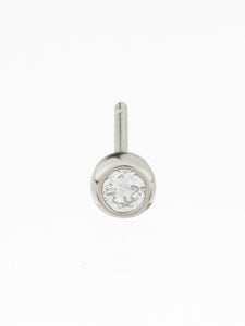 Beautitude Petite Bezel Diamond Earring（片耳）