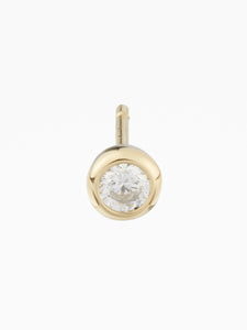 Beautitude Bezel Diamond Earring（片耳）