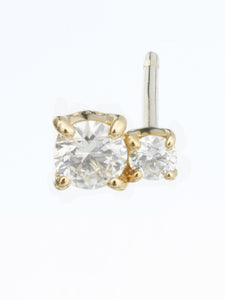 Beautitude Dual Round Diamond Earring(片耳）