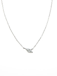 Beautitude 10K Petite Marquise Diamond Necklace　