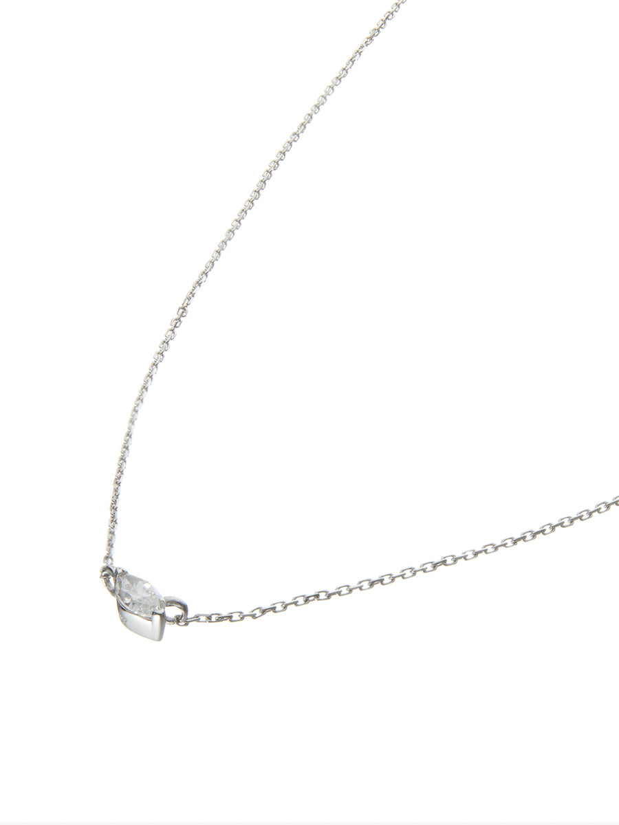 Beautitude 10K Petite Marquise Diamond Necklace　