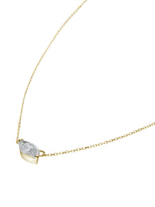 Beautitude 10K Marquise Diamond Necklace