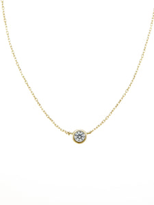 Beautitude Petite Bezel Diamond Necklace