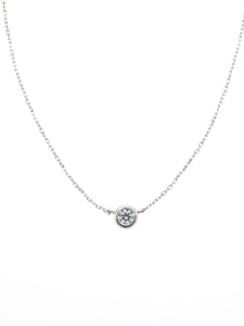 Beautitude Petite Bezel Diamond Necklace