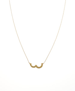 Flat Arc Pendant Necklace