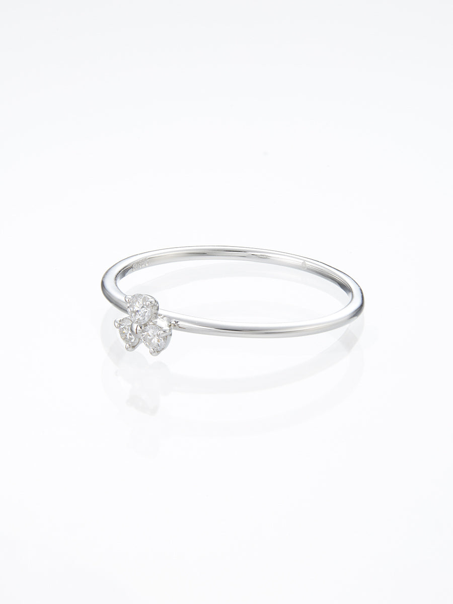 Beautitude Triangular Trio Diamond Ring