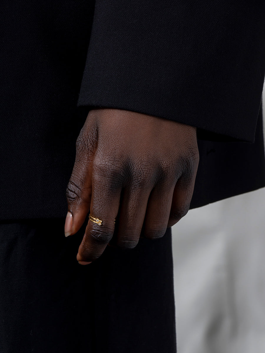 Beautitude　Open Top Solitaire Diamond Ring