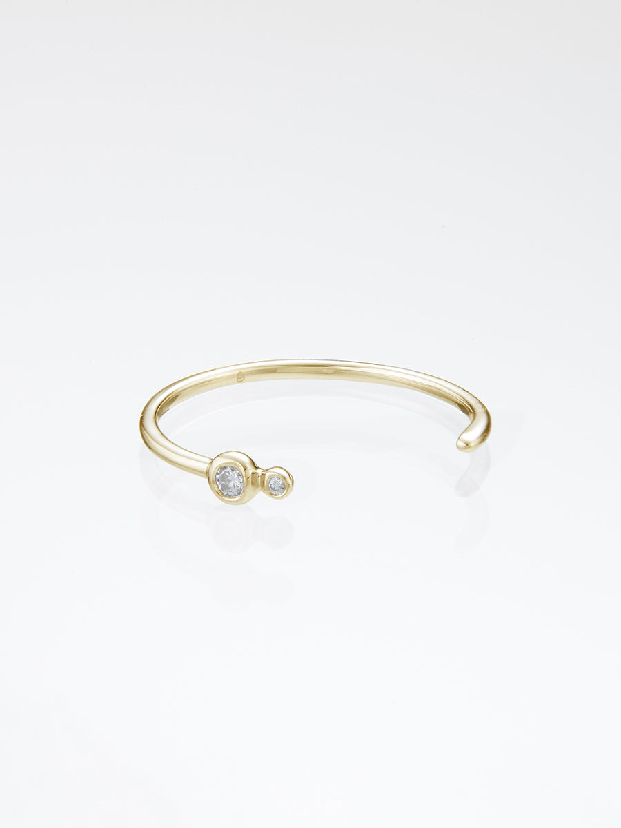 Beautitude Open Top Dual Side Diamond Ring