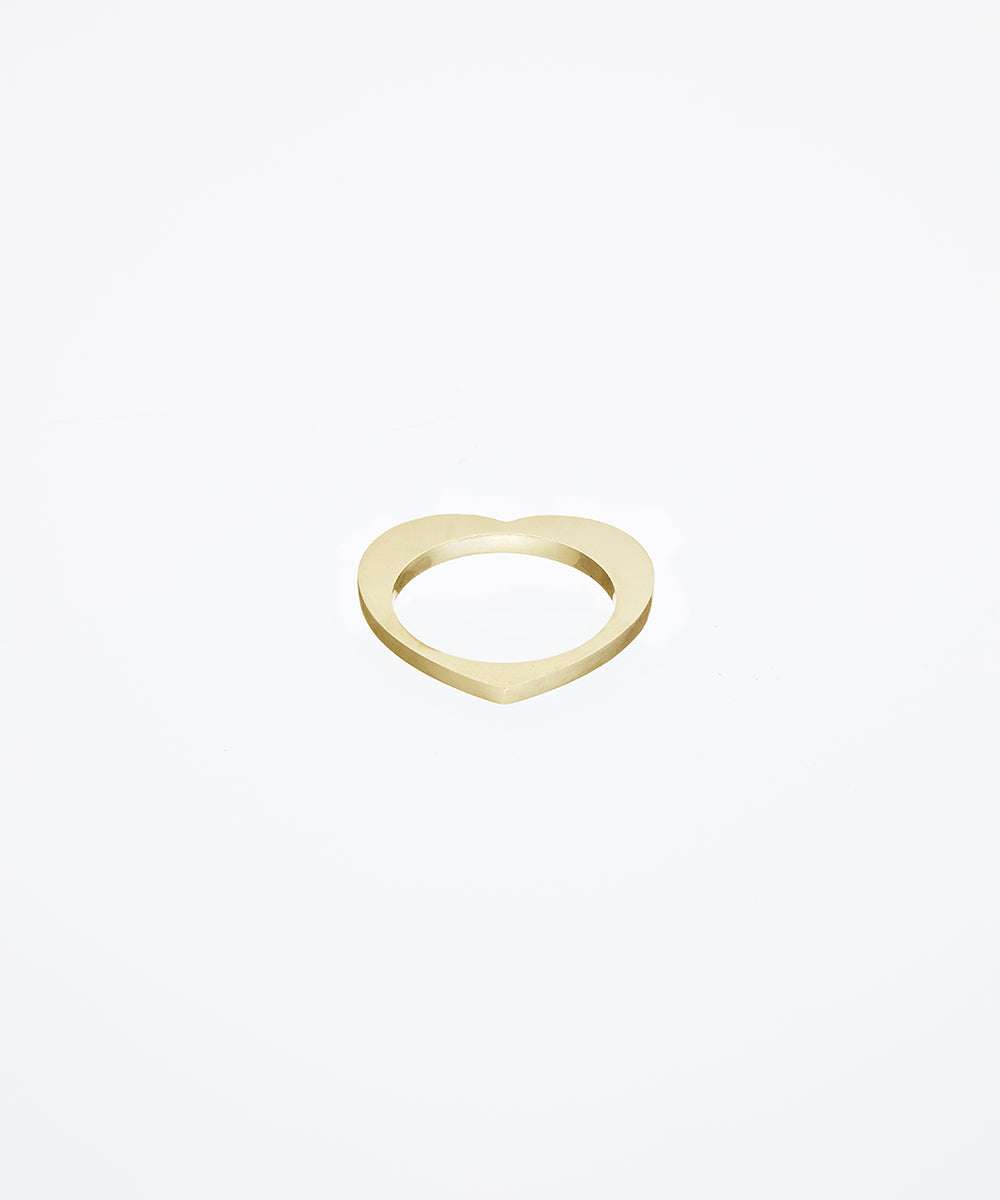 Flat Heart Ring