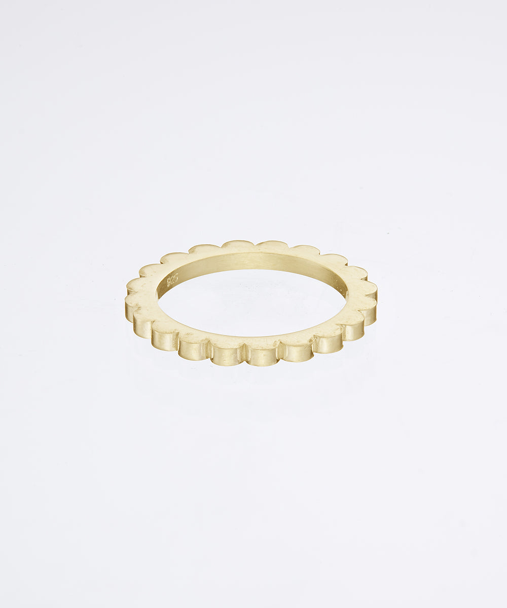 Flat Studded Ring