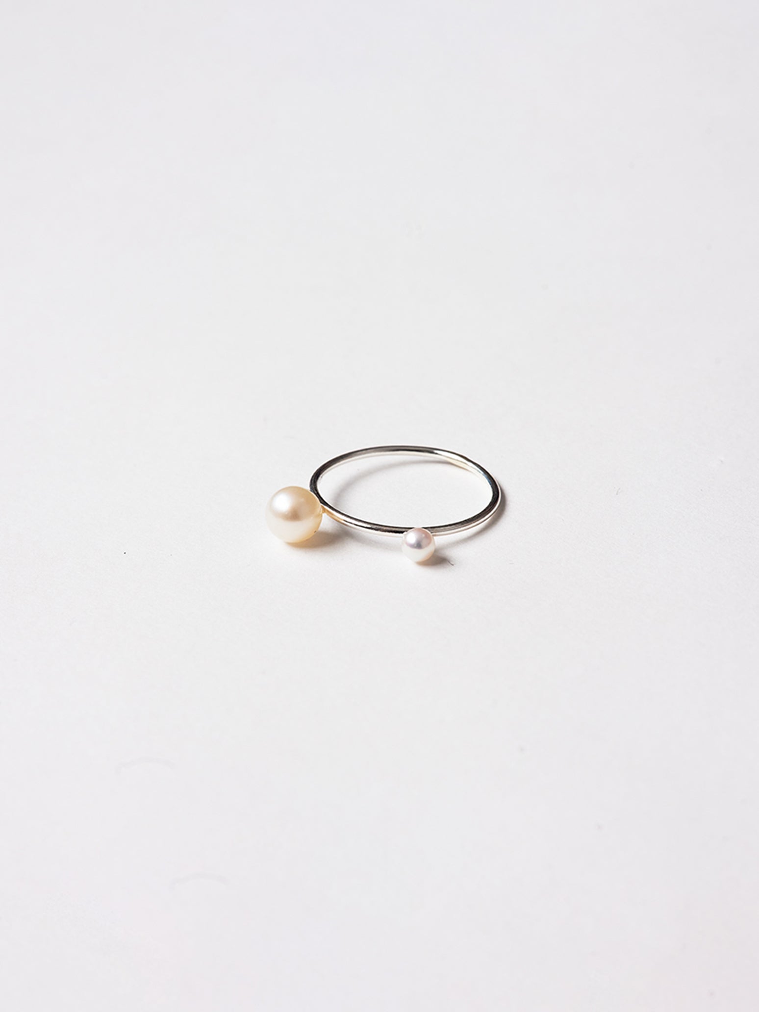 Open Top Pearl Ring