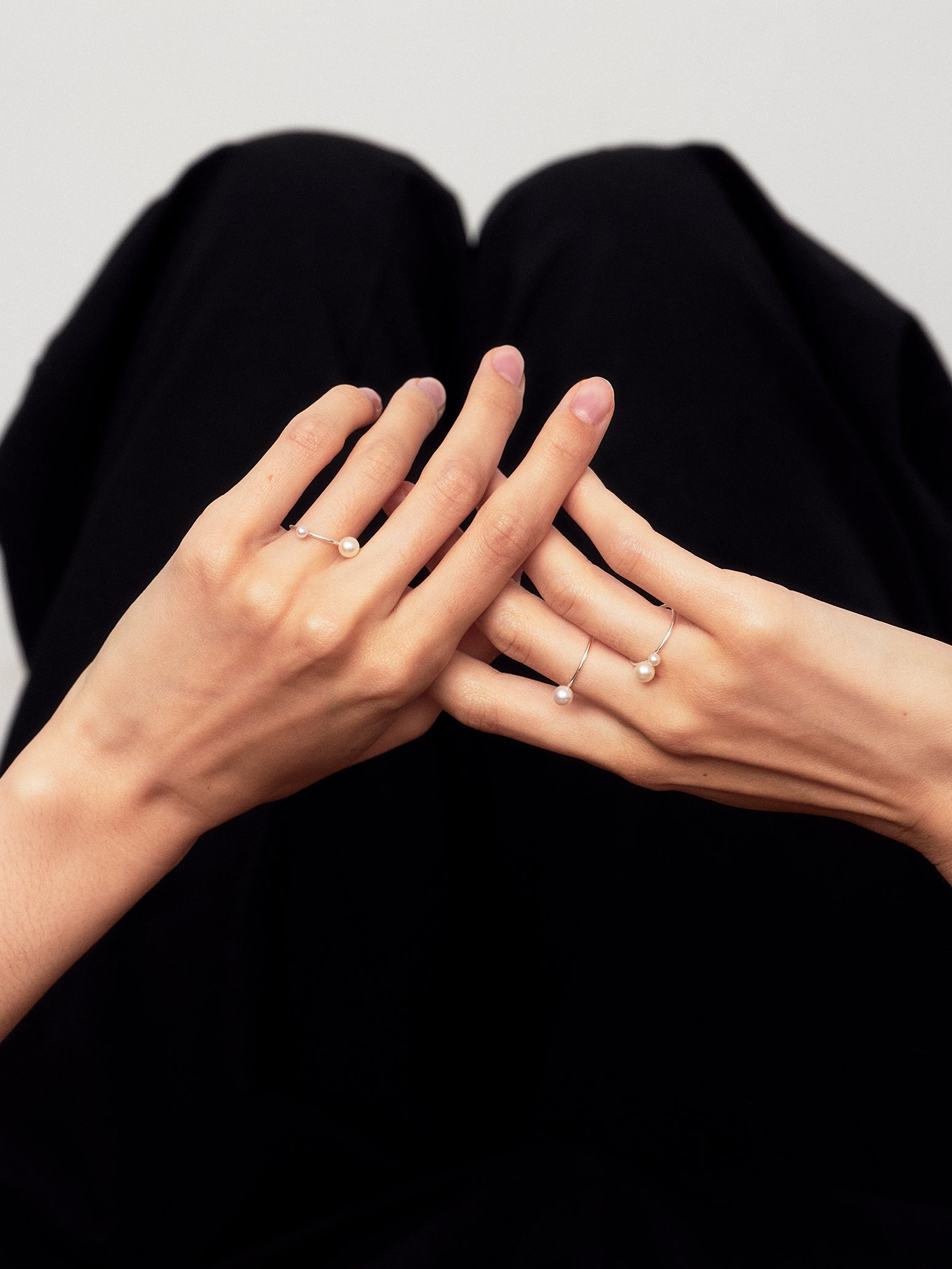 Minimalist Pearl Ring