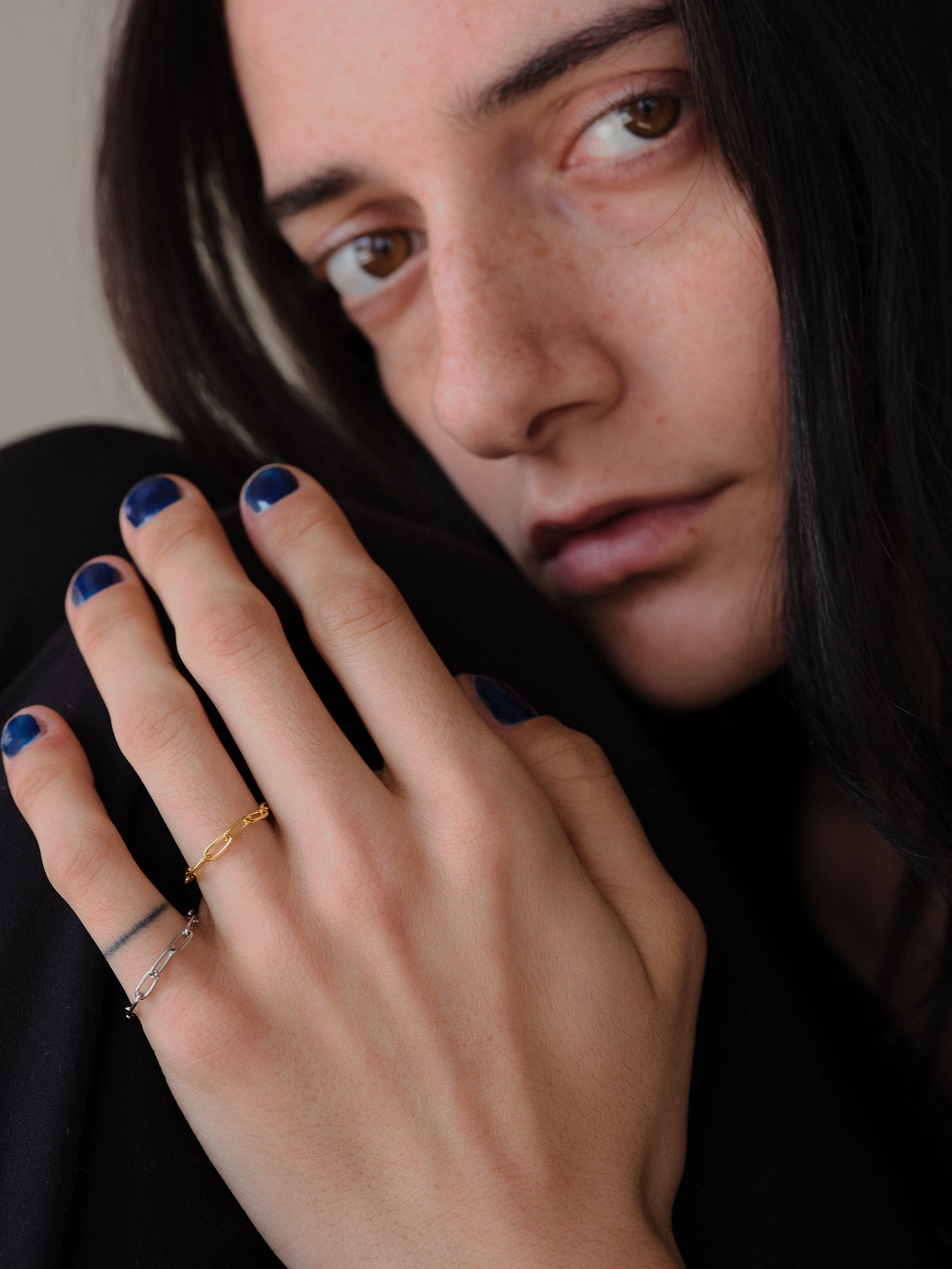 Thick Stainless Steel Chain Ring