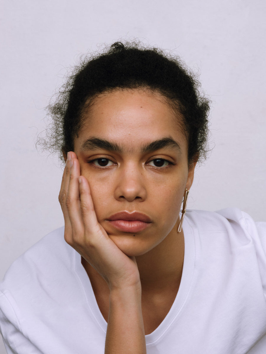 Long Linear Ribbon Earring（ピアス/片耳）