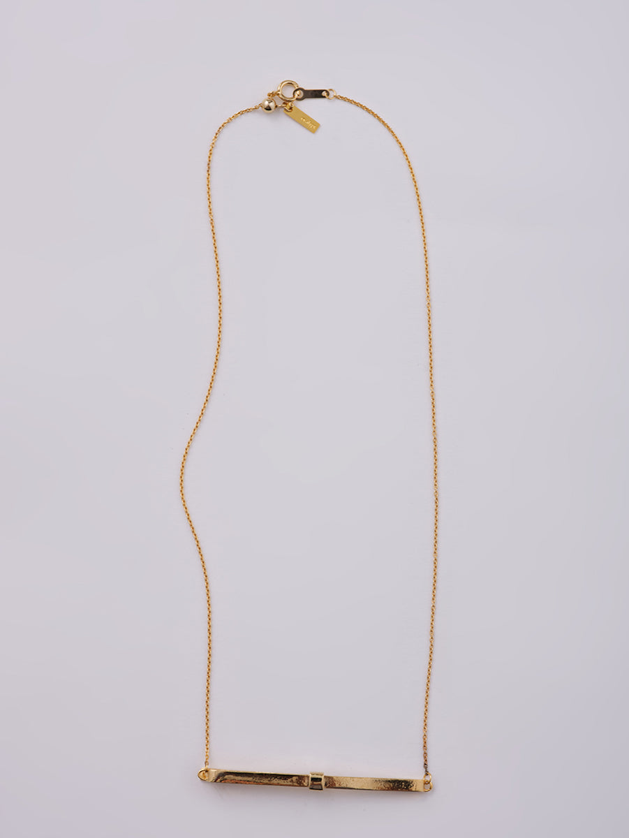 Linear Ribbon Necklace
