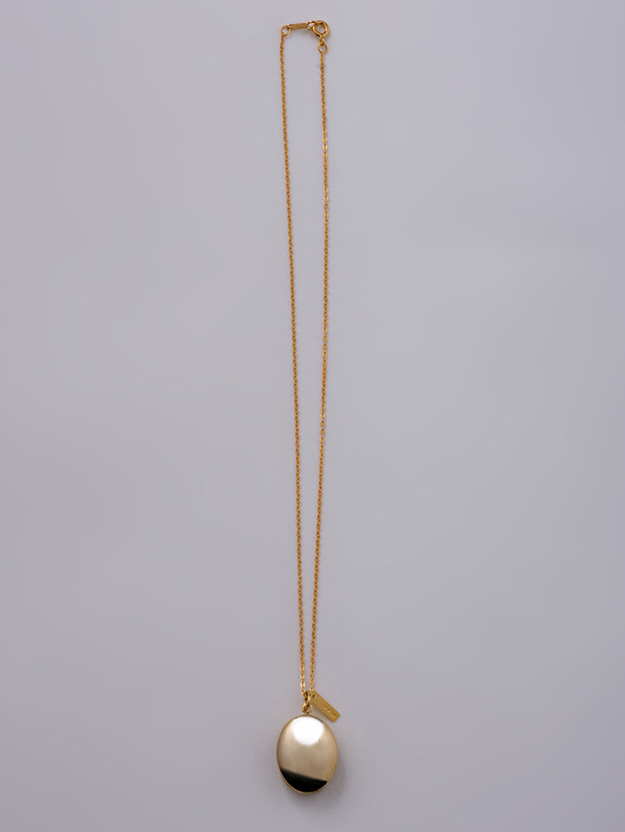 Oval Locket Necklace