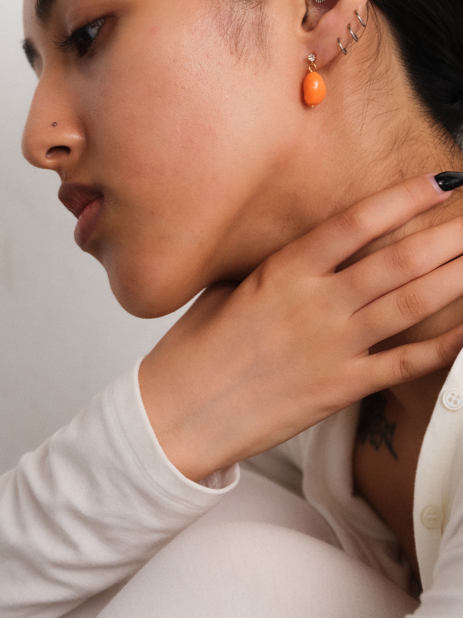 Pearl&Resin Earring（ペア）