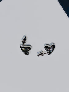 Heart Leaf Earrings (Pair)