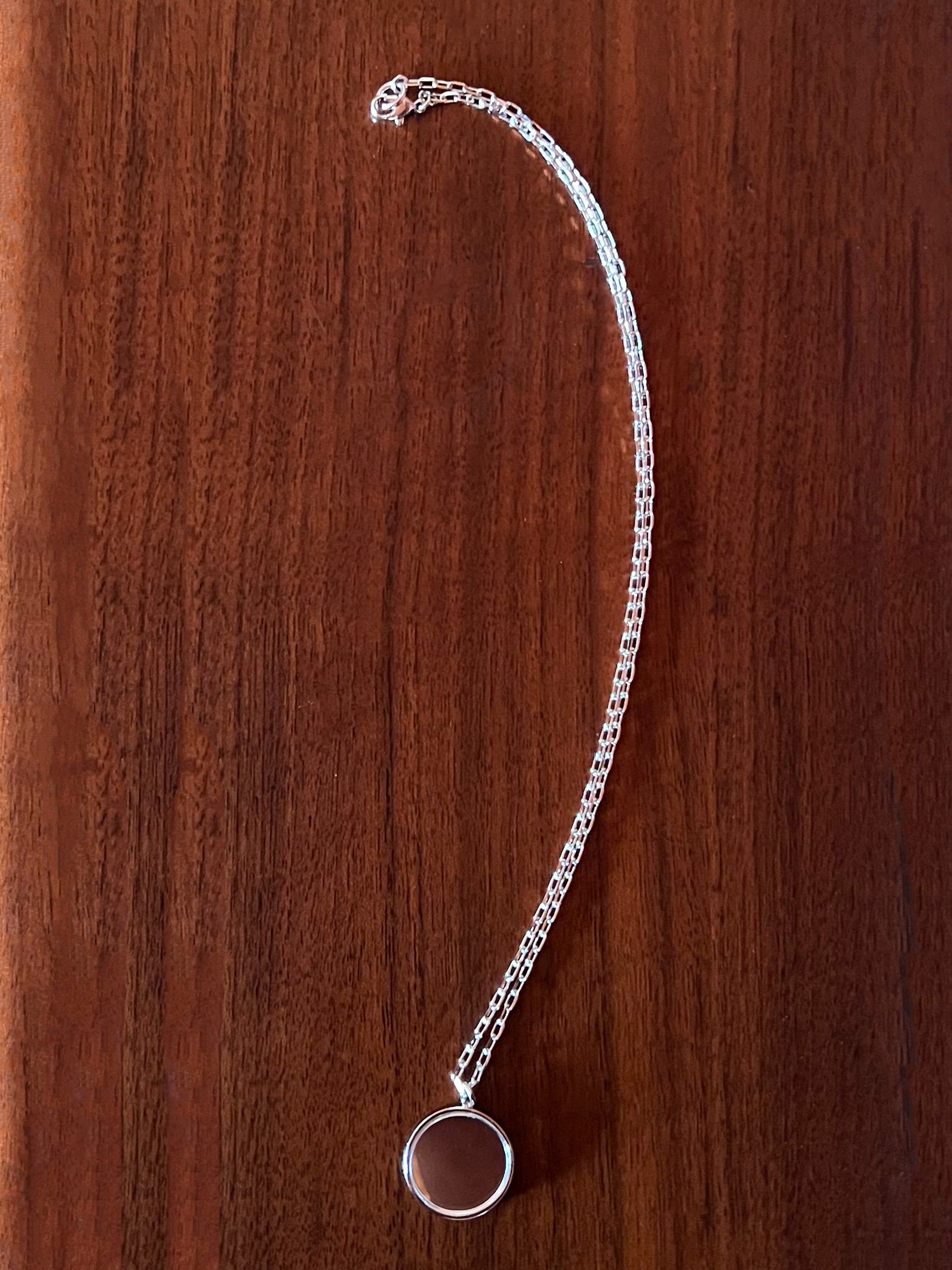 Mirror Coin Necklace