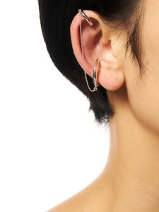 Connected Ear Cuffs With Chain