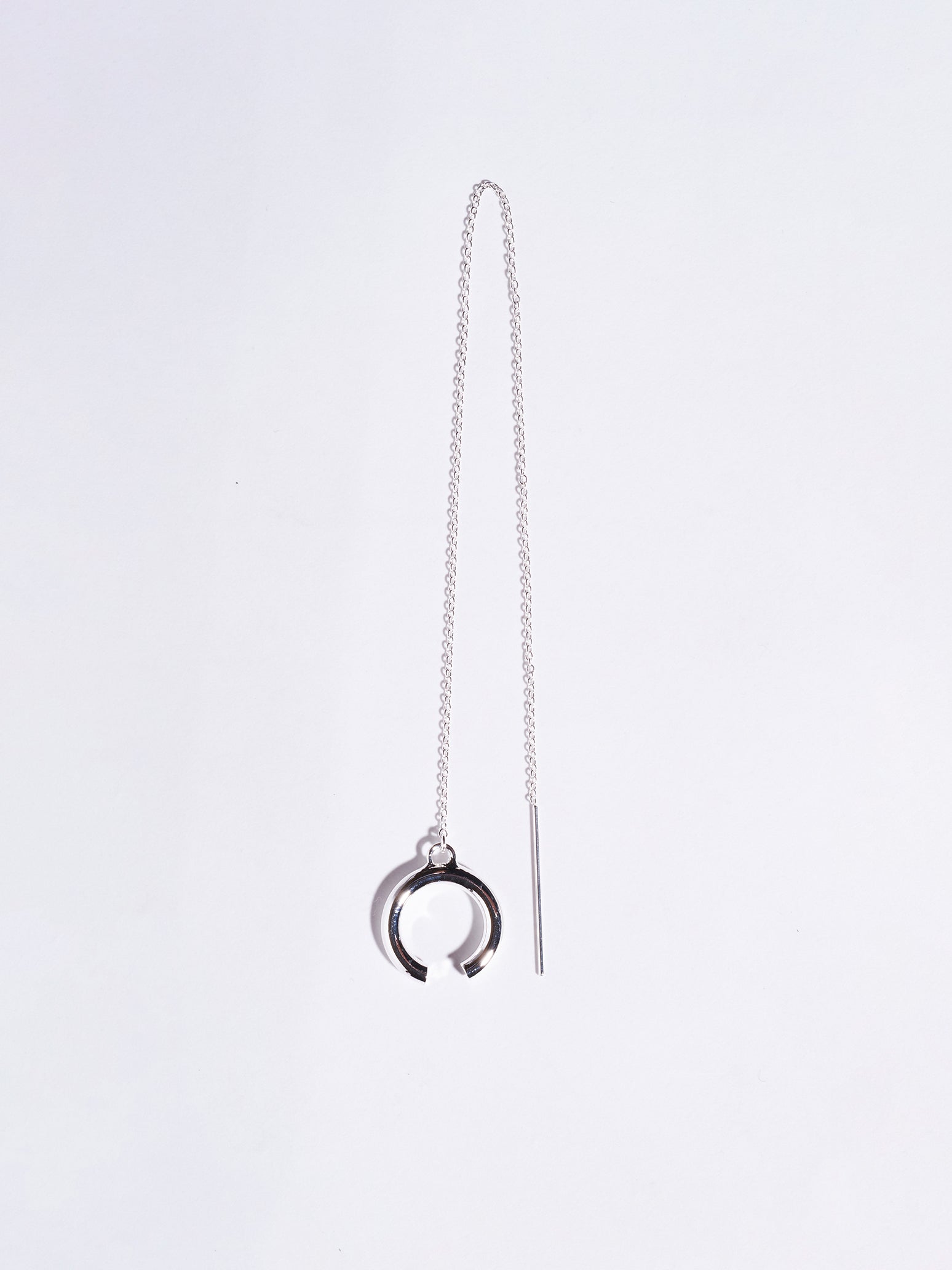 Ear Cuff With Chain Earring